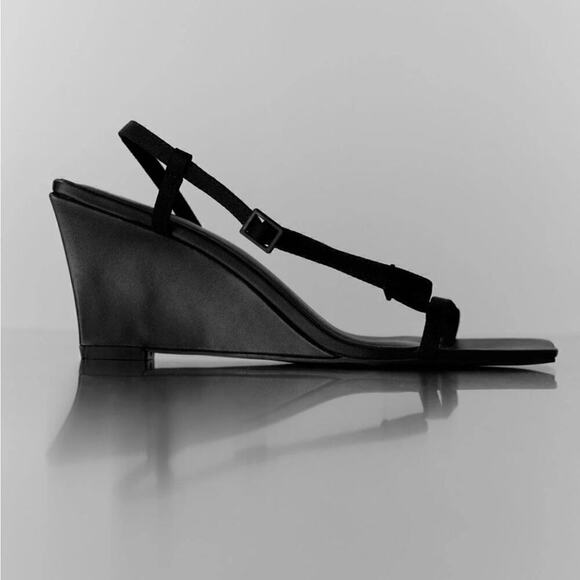 ST.AGNI Brassiere Wedges Black 37 - Picture 5 of 13